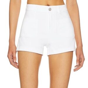 NWOT Frame Le Bardot Short in Blanc